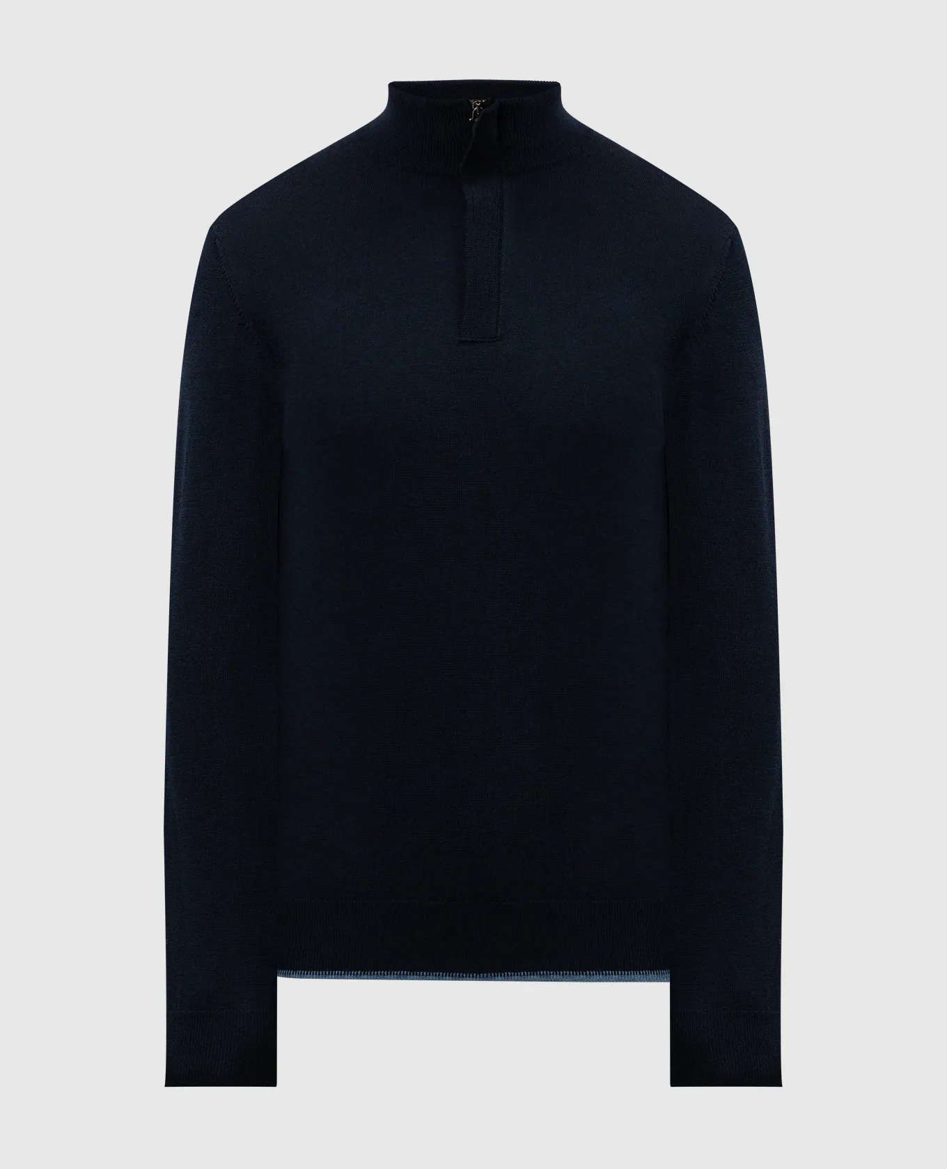 Canali Blue woolen jumper