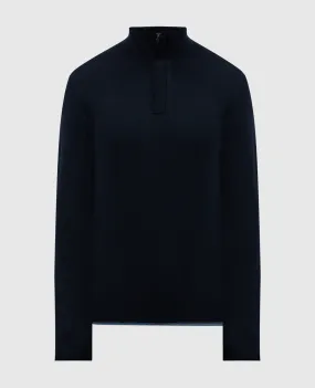 Canali Blue woolen jumper