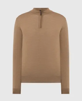 Canali Brown woolen jumper