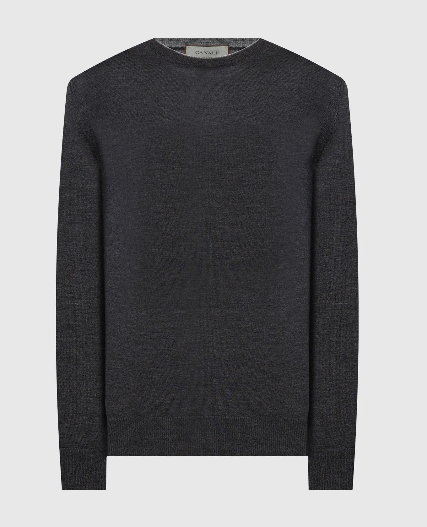 Canali Gray woolen jumper