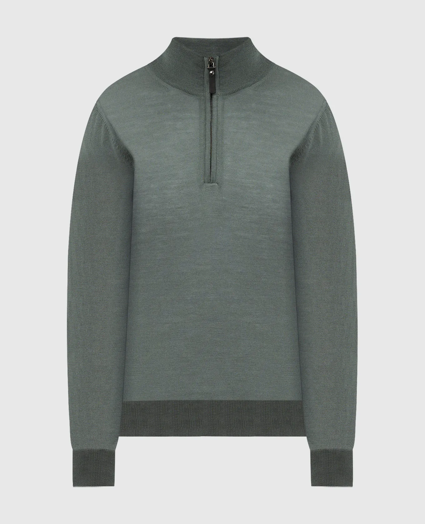 Canali Green wool jumper