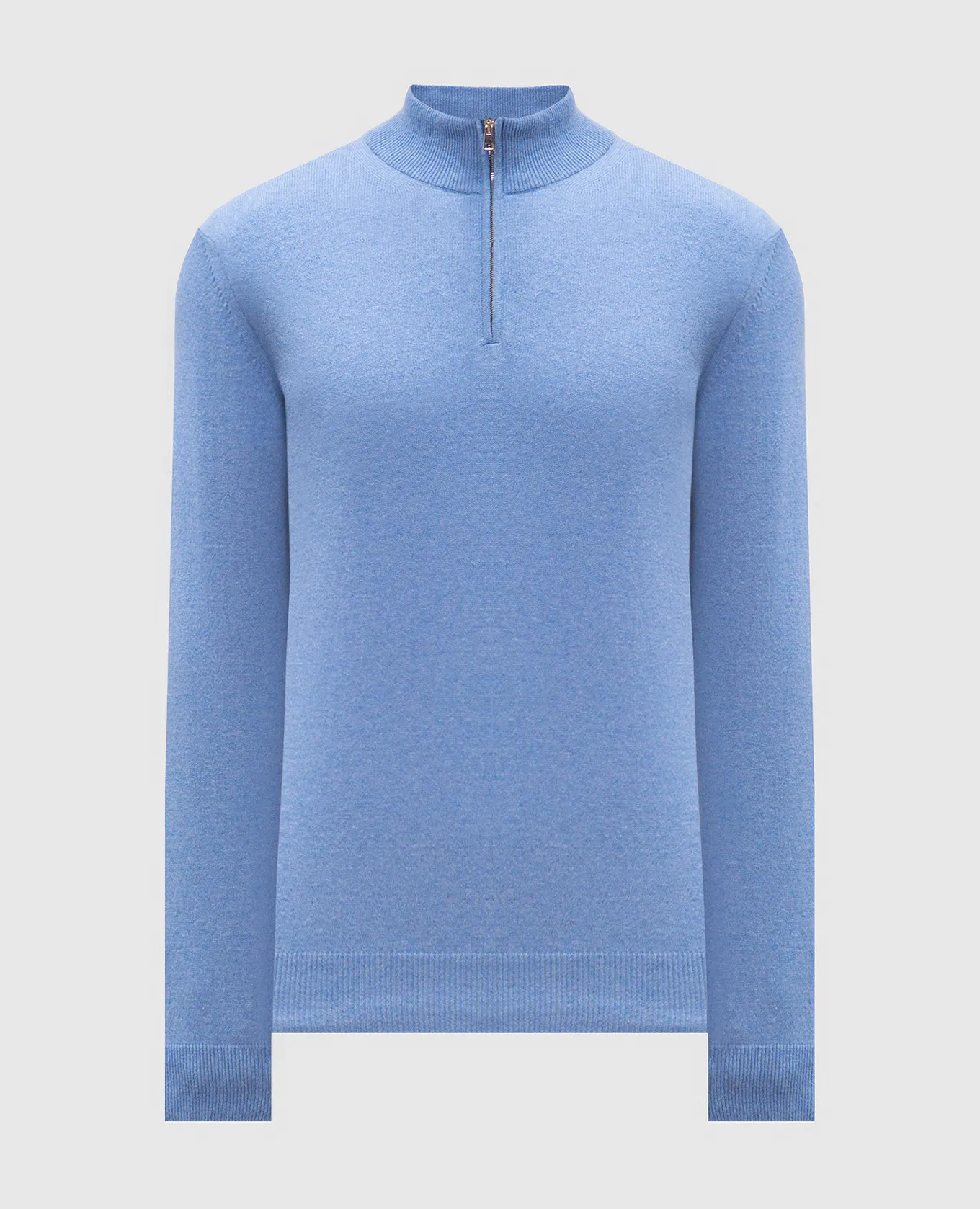 Cashmere&Whiskey Blue cashmere jumper