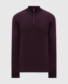 Cashmere&Whiskey Burgundy cashmere jumper