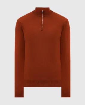 Cashmere&Whiskey Orange cashmere jumper