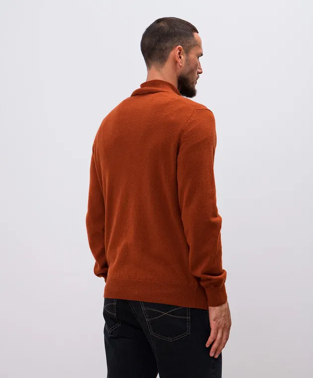 Cashmere&Whiskey Orange cashmere jumper