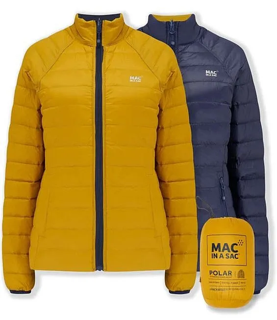 chaqueta Mac In a Sac Polar - Navy/Mustard - women´s