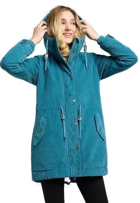 chaqueta Ragwear Canny Corduroy - 5024/Ocean Green - women´s