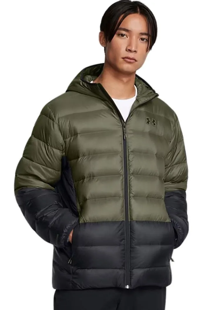 chaqueta Under Armour Legend Down Hooded - Marine OD Green/Black - men´s