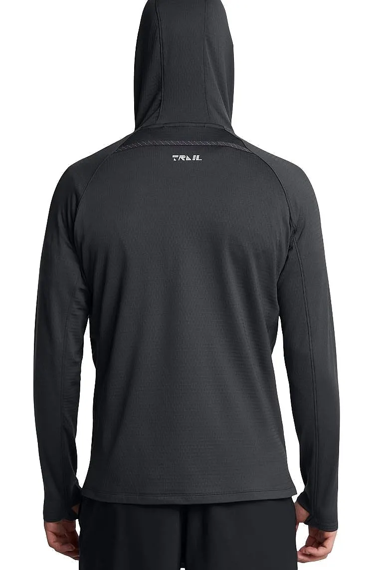 chaqueta Under Armour Trail Run Hoodie - Anthracite/Coyote/Reflective - men´s