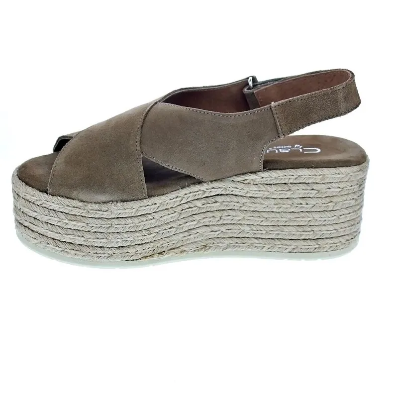 Claudia Sandalias Mujer 2400 Beige