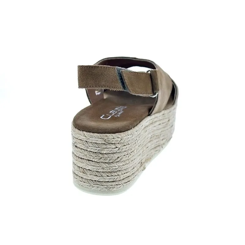 Claudia Sandalias Mujer 2400 Beige