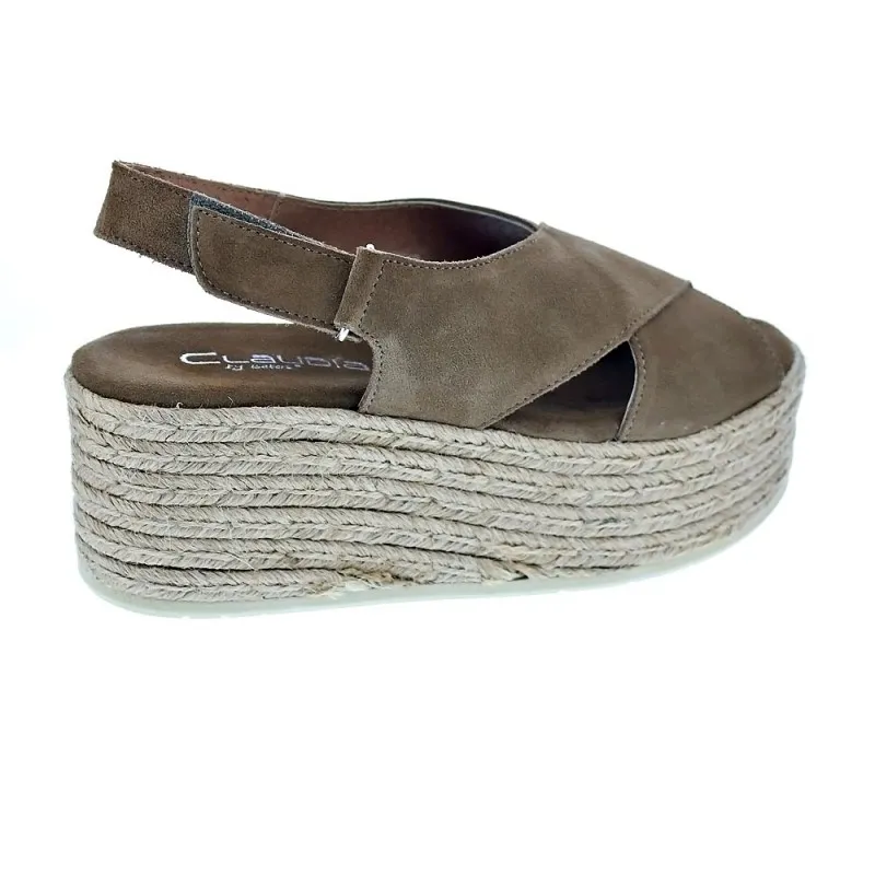 Claudia Sandalias Mujer 2400 Beige