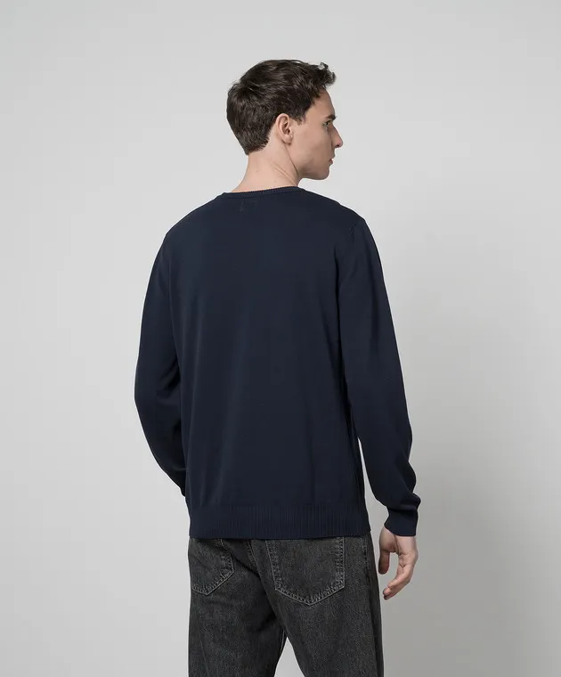 C.P. Company Blue jumper with logo patch