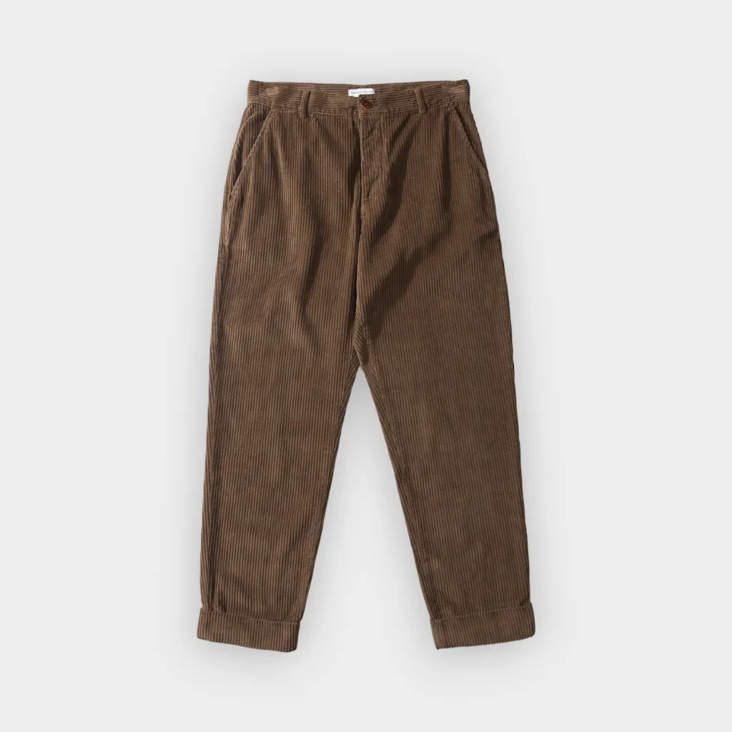 Edmmond – Pantalones Jorge plain chocolate