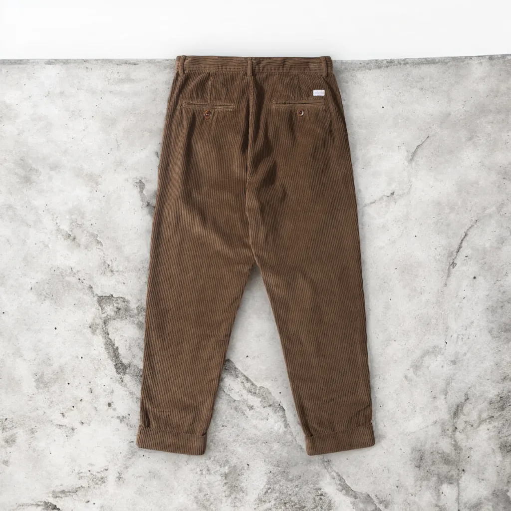 Edmmond – Pantalones Jorge plain chocolate