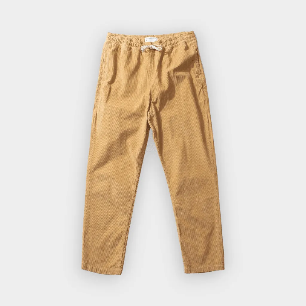 Edmmond – Pantalones Marvin cord plain caramel