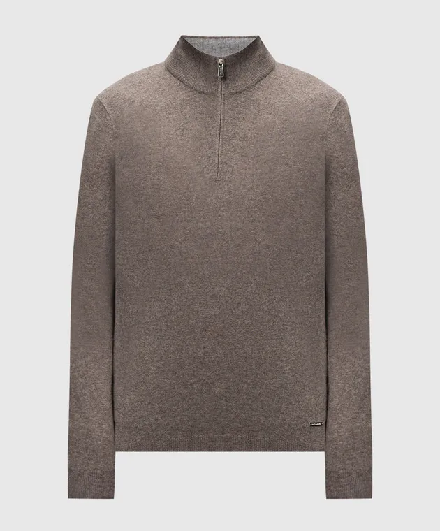 Enrico Mandelli Brown cashmere jumper