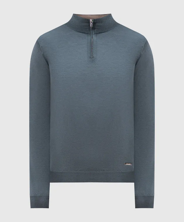 Enrico Mandelli Gray woolen jumper