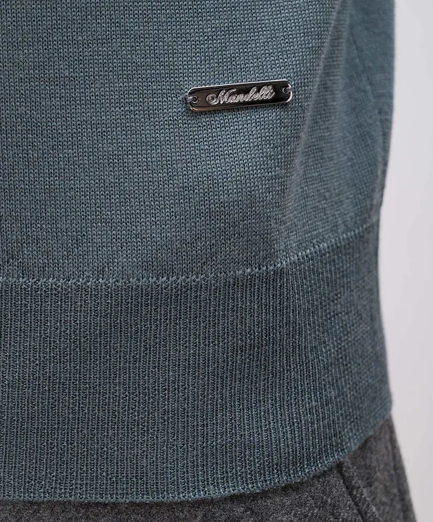 Enrico Mandelli Gray woolen jumper