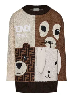 Fendi Jr Suéter Cuello Redondo - Fendi Roma