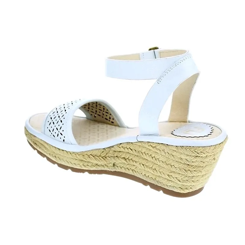 Fly London Sandalias Mujer Ekal Blanco