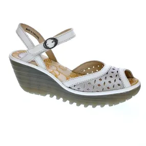 Fly London Sandalias Mujer Yum Blanco