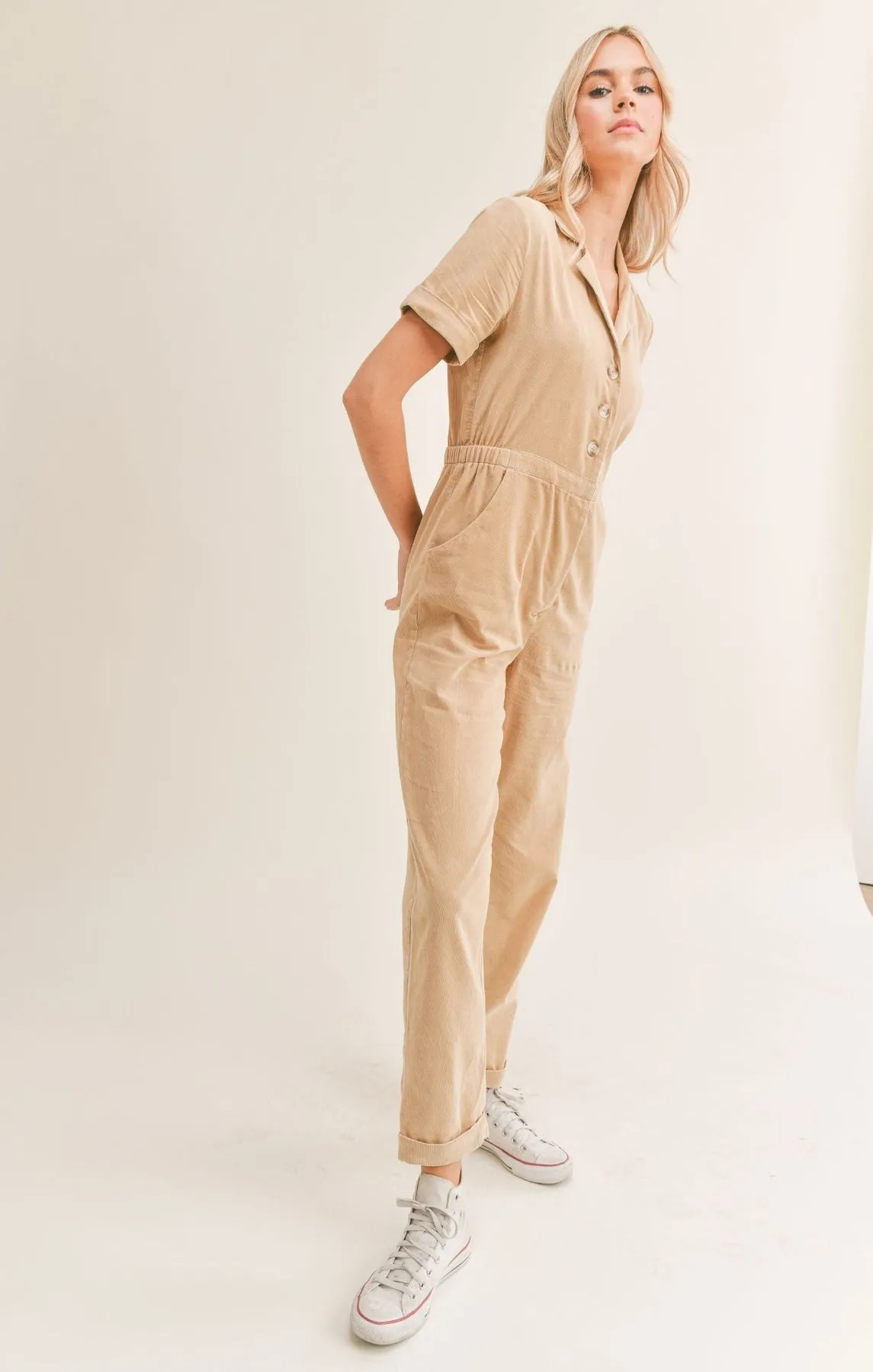 Forever Young Jumpsuit - Corduroy