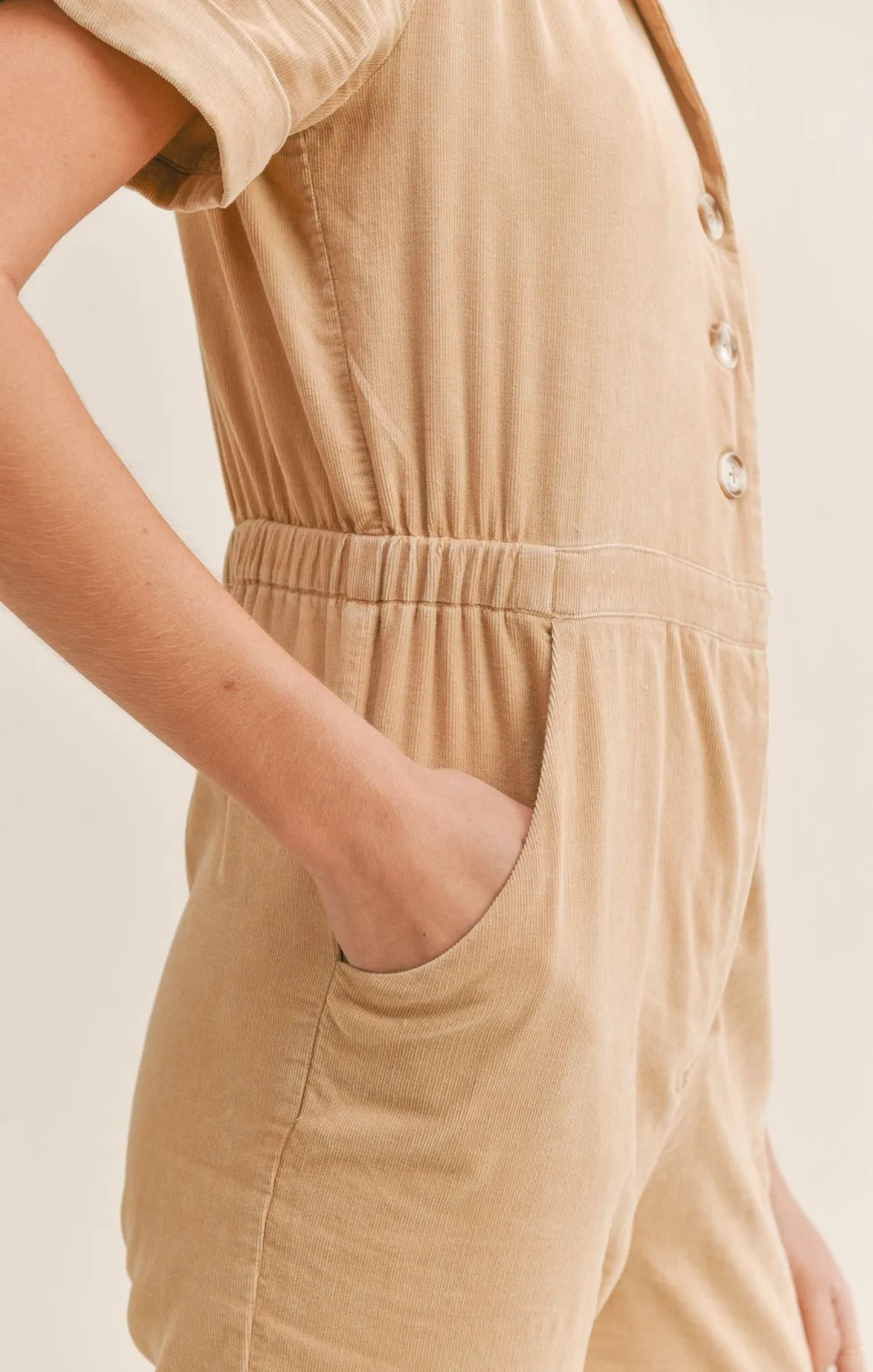 Forever Young Jumpsuit - Corduroy