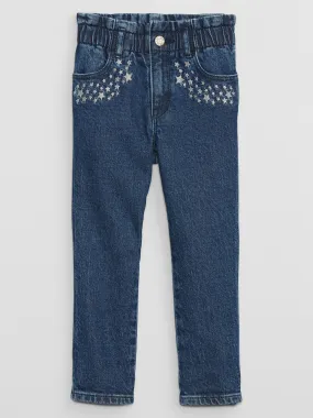 GAP Jeans Gap Mom flores Toddler Niña