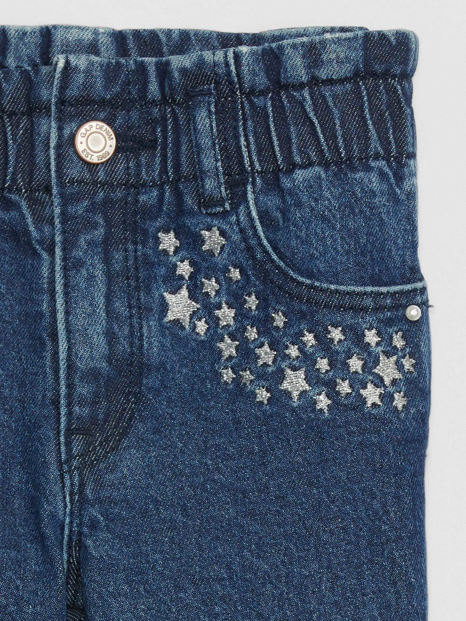 GAP Jeans Gap Mom flores Toddler Niña