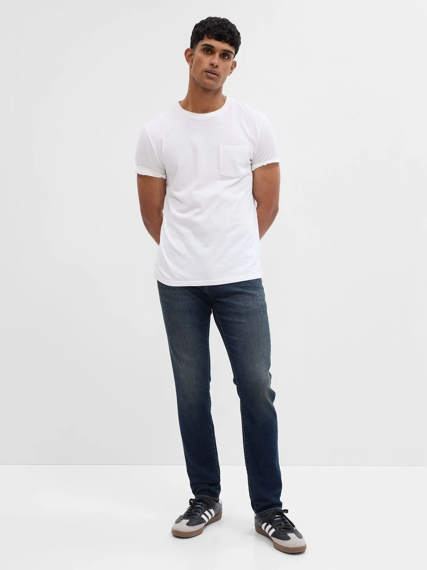 GAP Jeans Gap Slim Con Washwell Hombre Dark Wash