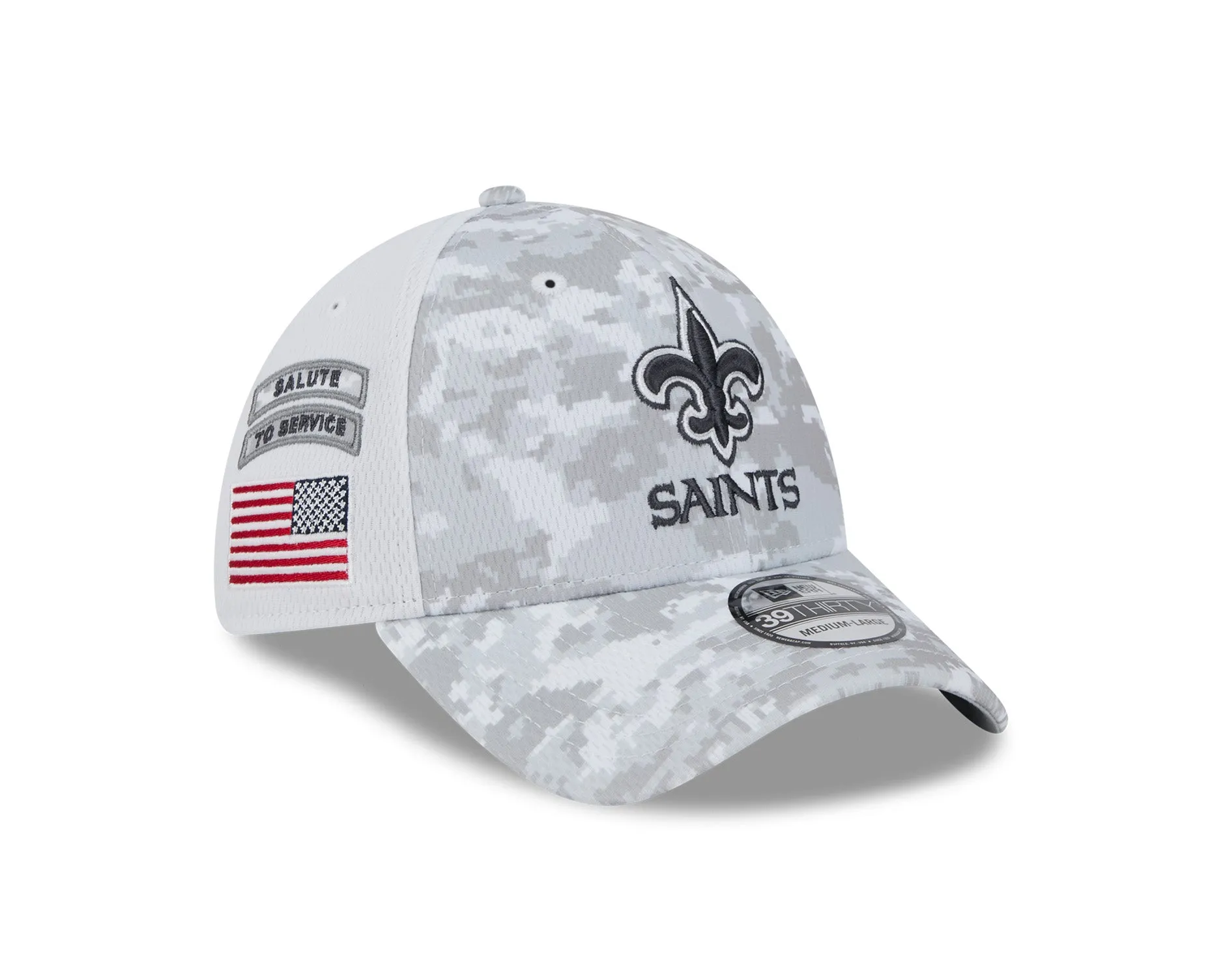 Gorra 3930 Salute To Service 24 New Era New Orleans Saints