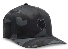 gorra con visera Fox Head Flexfit - Black Camo - men´s