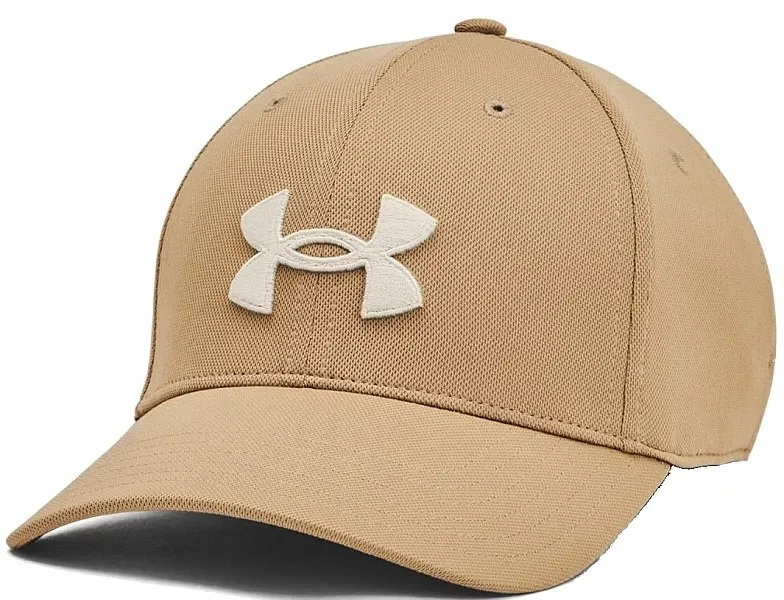 gorra con visera Under Armour Blitzing Adjustable - Camel/Summit White - men´s