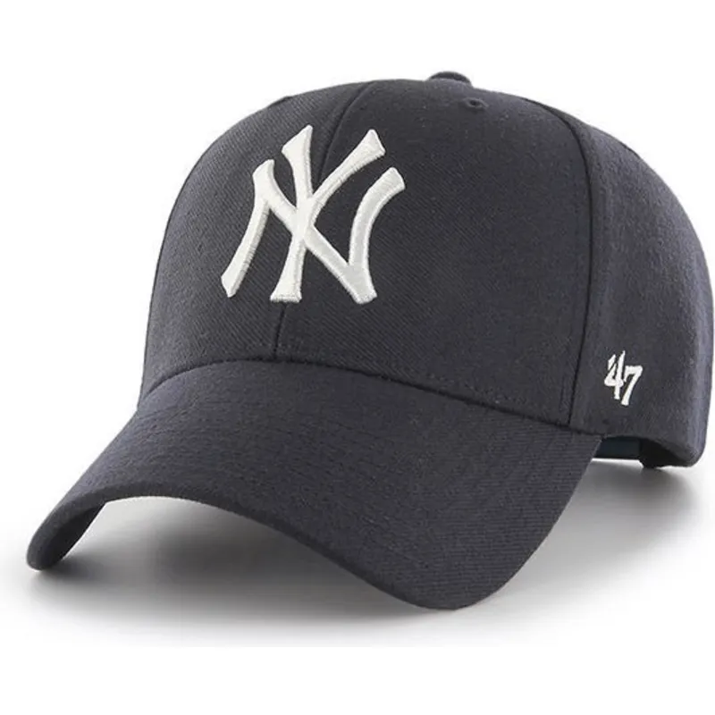 Gorra curva azul marino snapback de New York Yankees MLB MVP de 47 Brand