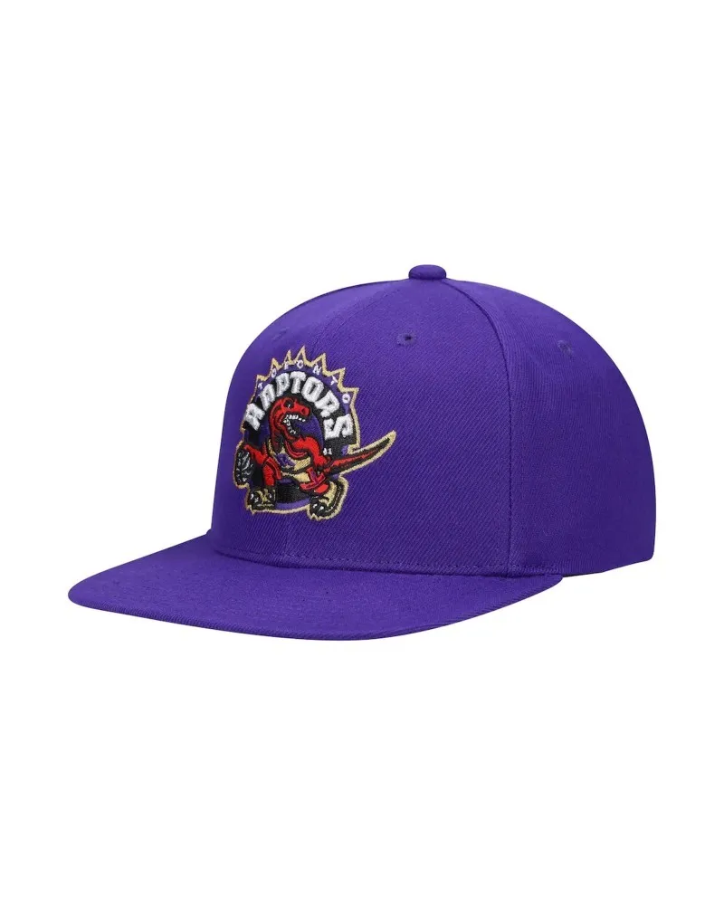 Gorra mitchell & ness morada raptors team ground 2.0 hwc snapback