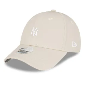 Gorra New Era Mujer New York Yankees Micro Stone 9FORTY Beige