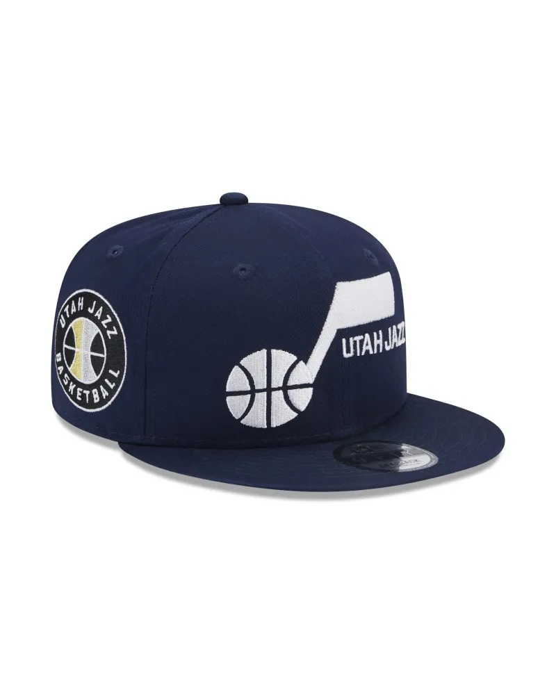 Gorra new era negra utah jazz nba patch 9fifty utajaz