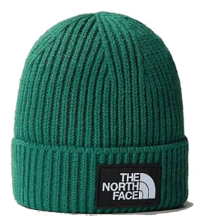 gorra The North Face TNF Logo Box Cuffed - Evergreen