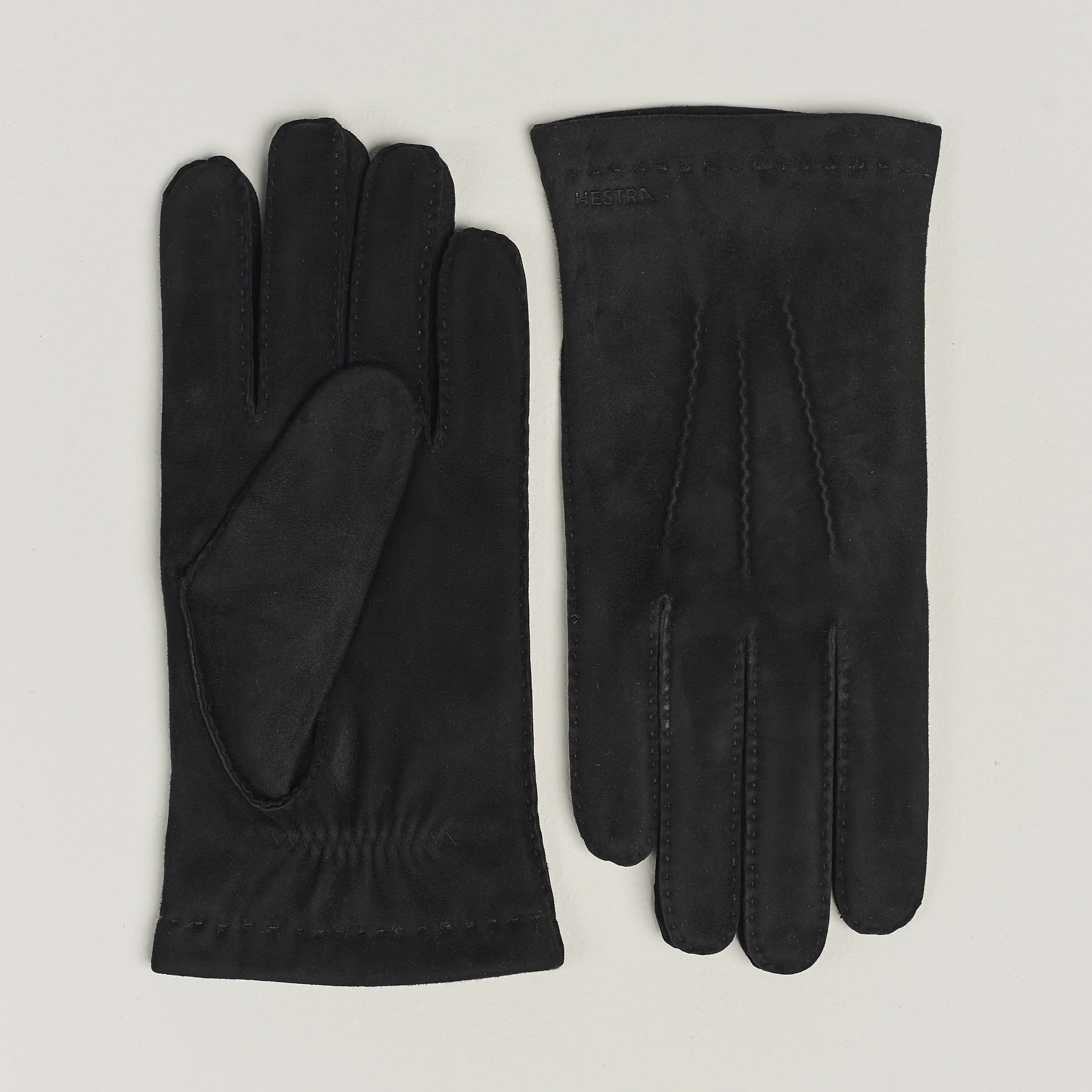 Hestra Arthur Wool Lined Suede Glove Black