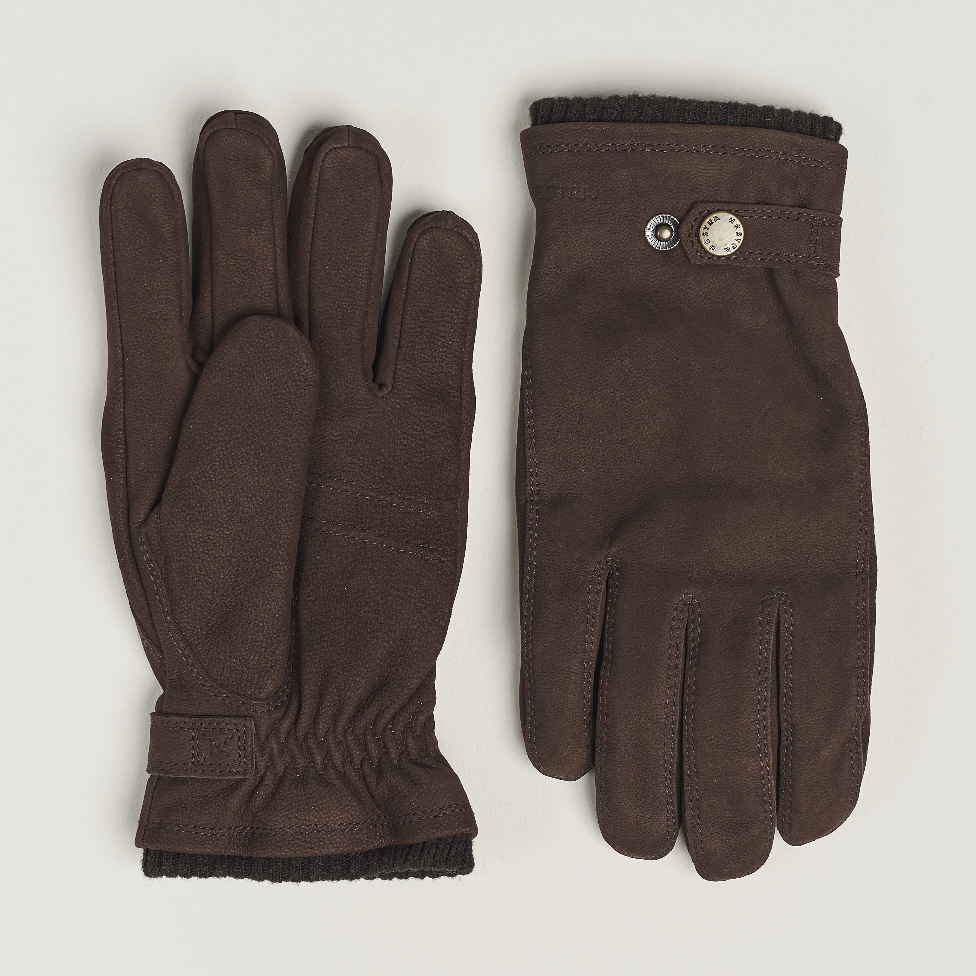 Hestra Bergsvik Primaloft Lined Nubuck Glove Espresso