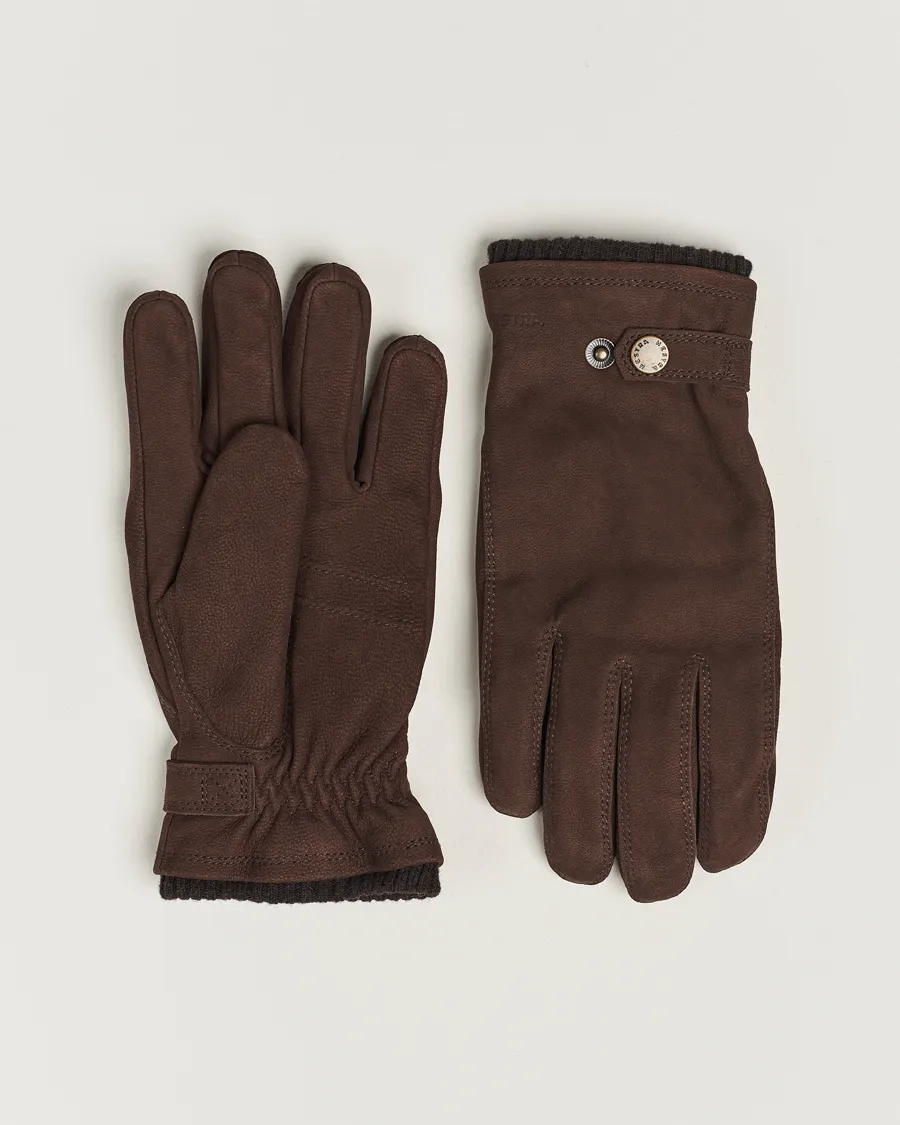 Hestra Bergsvik Primaloft Lined Nubuck Glove Espresso