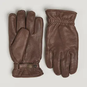 Hestra Burensvik Deerskin Wool Pile Glove Cork