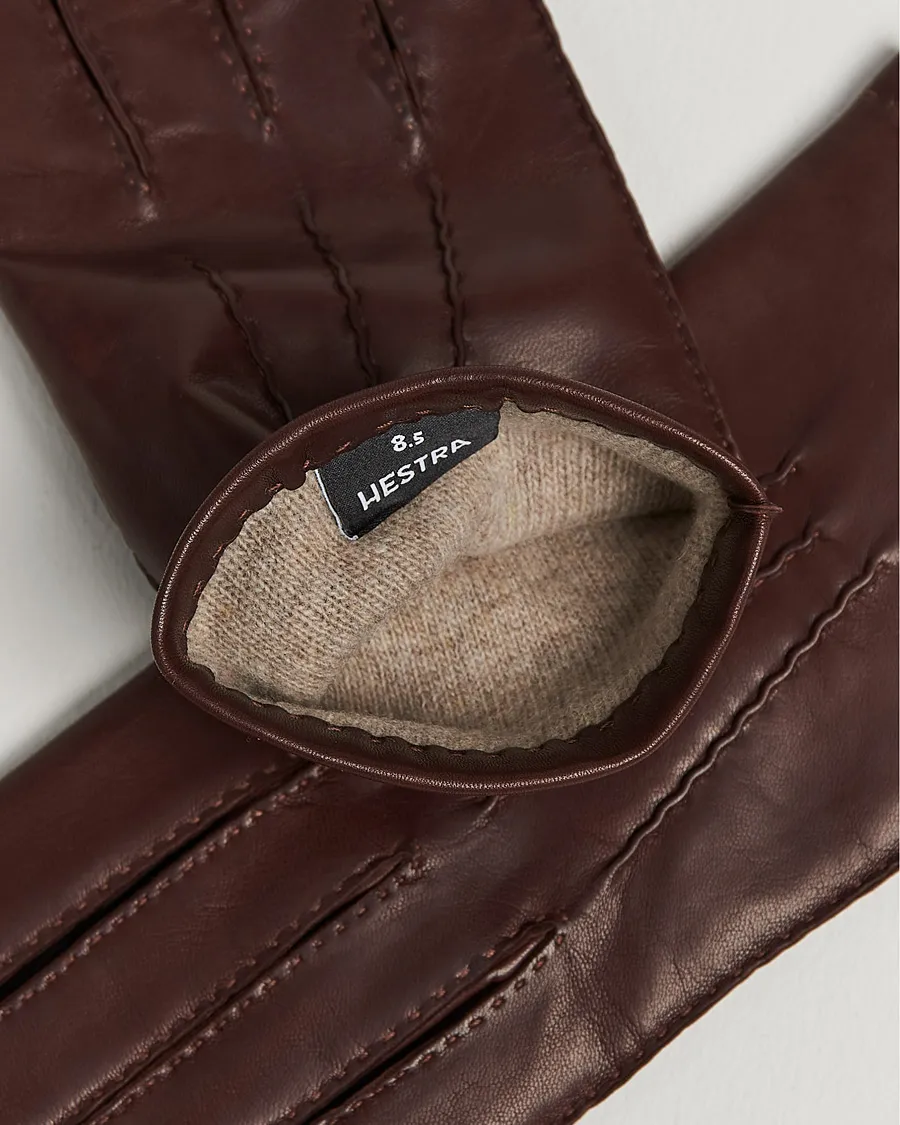 Hestra Edward Wool Liner Glove Chestnut