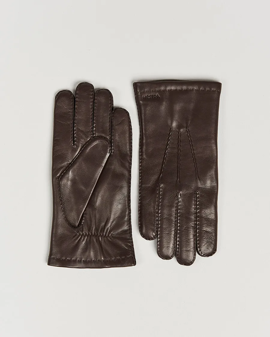 Hestra Edward Wool Liner Glove Espresso