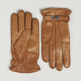 Hestra Jake Wool Lined Buckle Glove Cognac