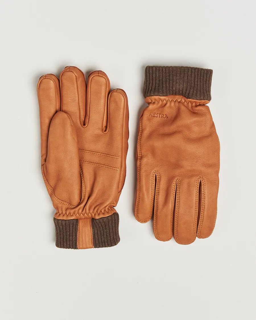 Hestra Tore Deerskin Primaloft Lined Glove Cork