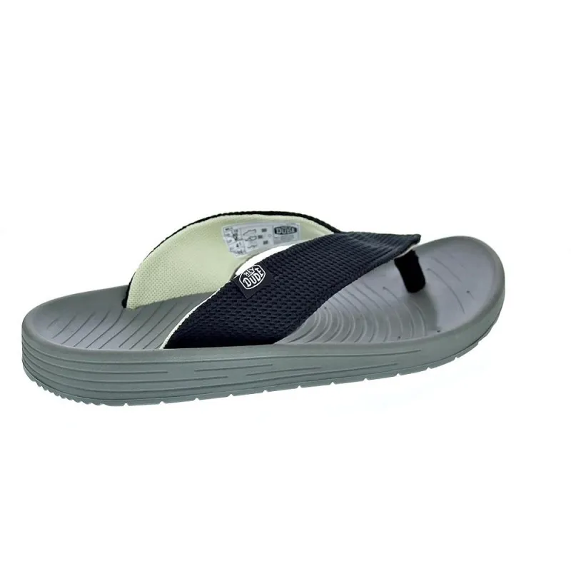 Hey Dude Sandalias Hombre Milo Negro