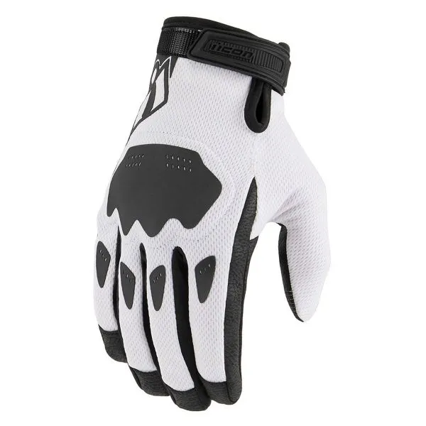 ICON Hooligan CE Glove White 