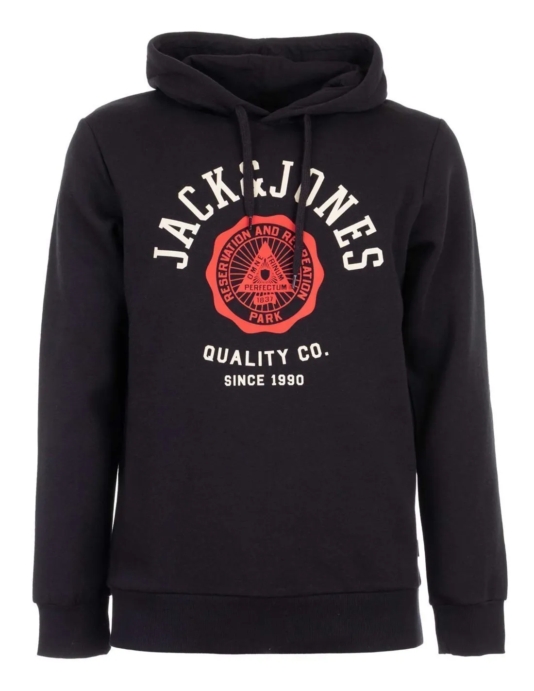 JACK & JONES - Sudadera azul JjElogo Hombre